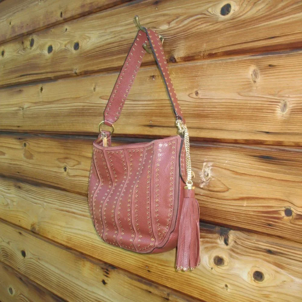 Michael Kors Brooklyn Grommet Hobo Shoulder Bag